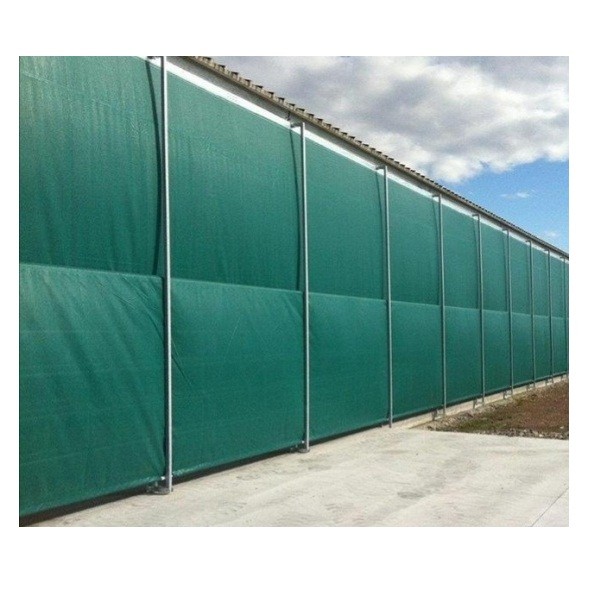 Rete ombra 90% verde occhiellato con PVC esterno 